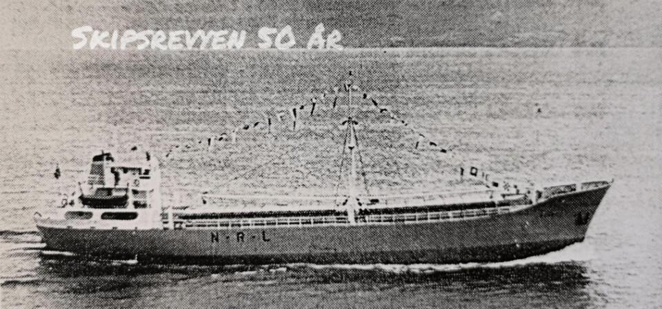 «Kambo» på prøvetur i juni 1971. Faksimile fra Skipsrevyen nr. 1/1971