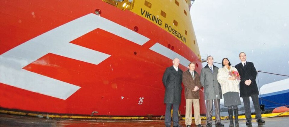 Fra venstre: Runar Muren, Jan Fredrik Meling, Karsten Sævik, Nathalie Pinon og Terje Kallevåg. Foto: Norvald Kjerstad