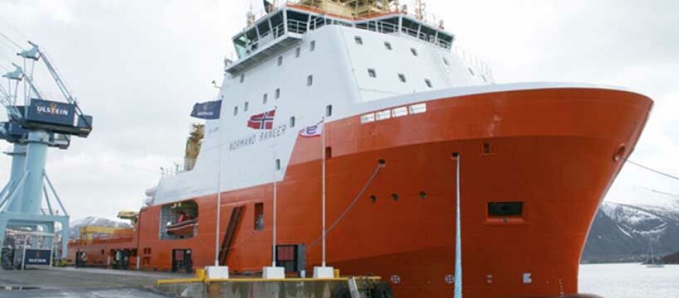 Normand Ranger is an 91 metres long and 22 metres wide anchor handling tug supply vessel, and is an environmentaly friendly ship in all respects.