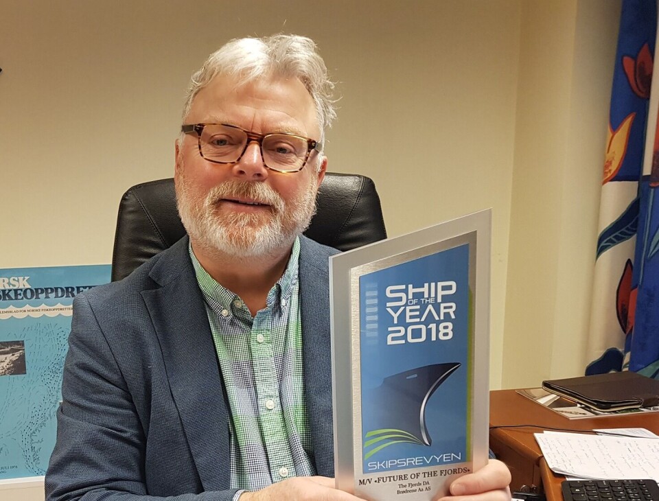 Ansvarlig redaktør i Skipsrevyen, Gustav Erik Blaalid, gleder seg over den enorme interessen for Ship of the Year.