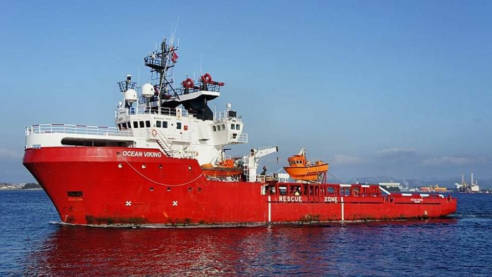 Norsk skip på vei til Middelhavet for å berge flyktninger.