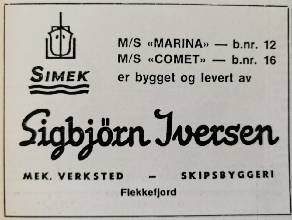 Faksimile fra Skipsrevyen nr. 1/1971