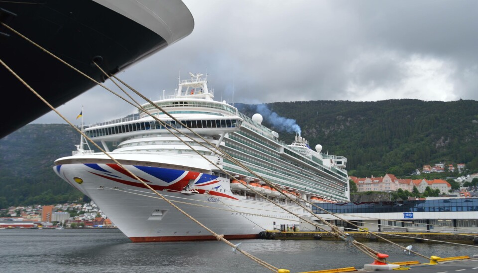 I cruise-sesongen er det travle dager på Bergen Havn. I cruise-sesongen er det travle dager på Bergen Havn.