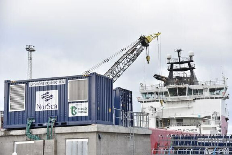 Teknisk Bureau har forsynt NorSea konteinerne som inneholder ABB-omformere. Foto: ABB