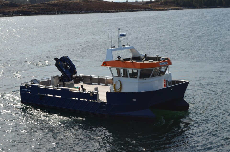 Bildet viser Promek bygde BJØRNTIND med lengde på 14,5m.