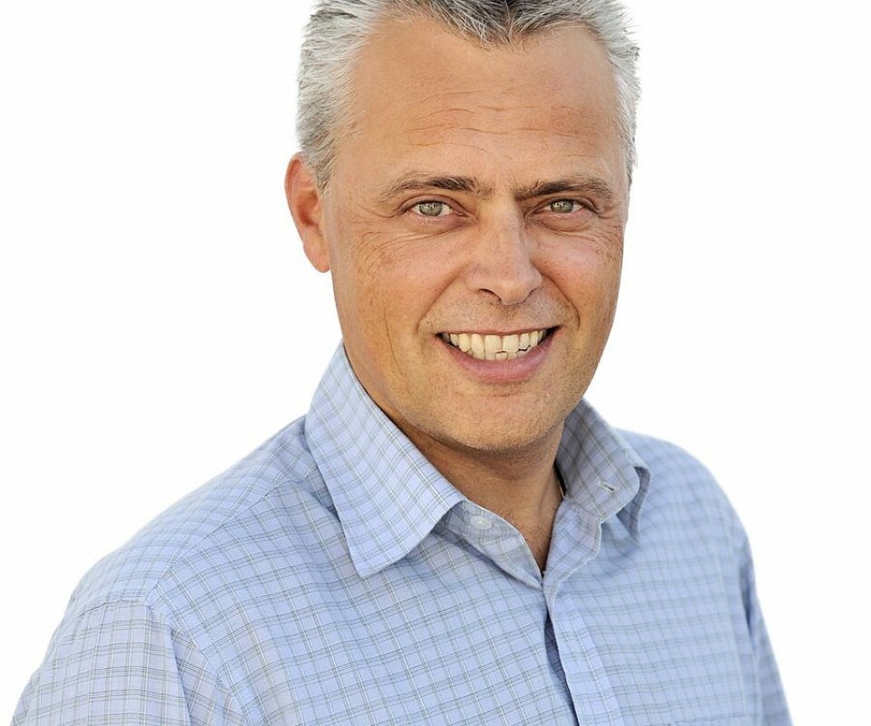 – Den største kontrakten for Norwater nokon gong, smiler direktør Per Einar Gjerding. No har selskapet på Halsnøy sikra seg arbeid i meir enn eitt år framover. Foto: Norwater