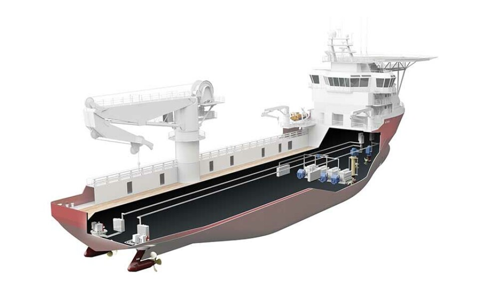 Illustration of Onboard DC Grid system