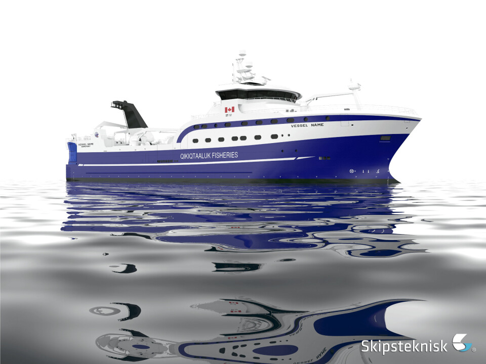Illustrasjon av «Saputi II», designet av Skipsteknisk. Illustrasjon: Skipsteknisk
