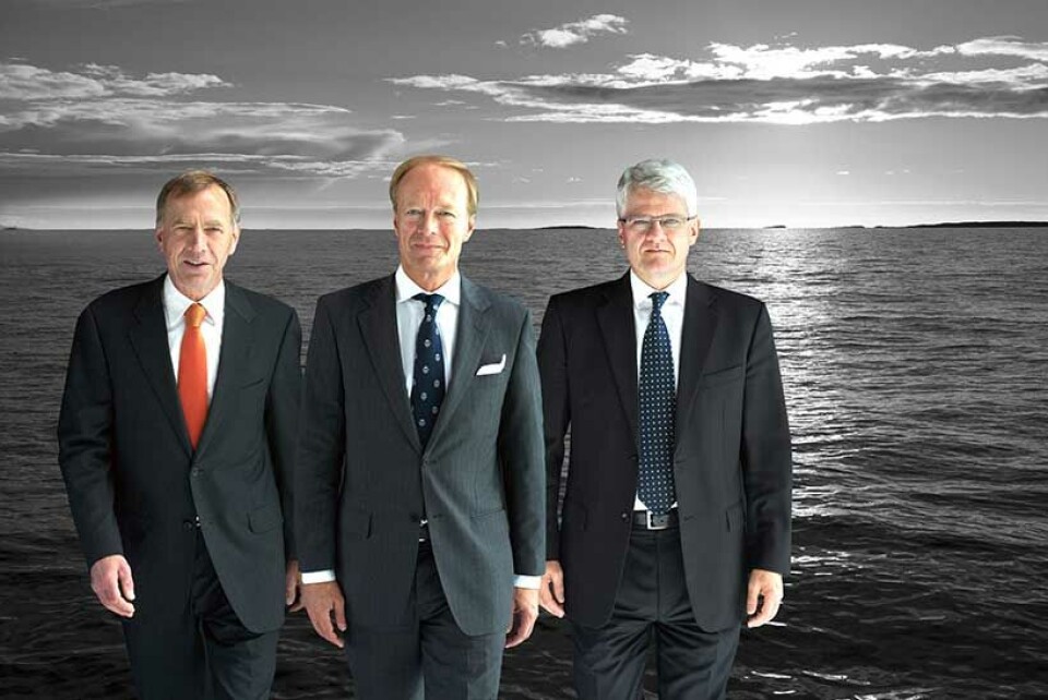 Team at M&M. From left: Endre Ording Sund, Halvor Sveen and Lars Edvard Høgestøl.