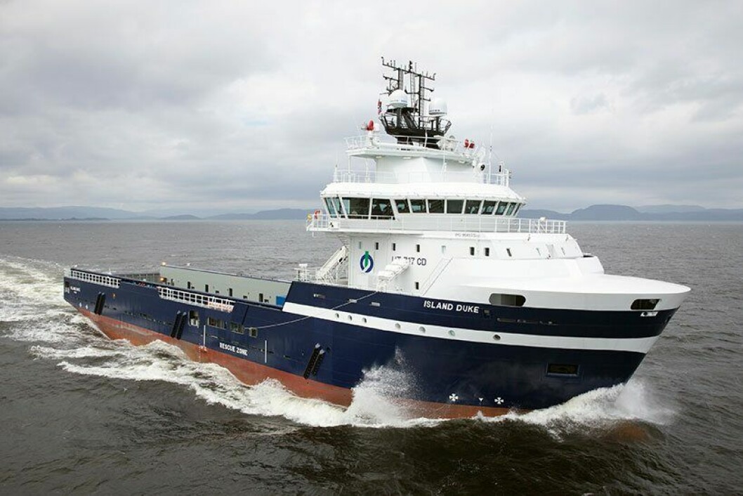 «Arctic Pearl» ble bygget som «Island Duke» for rederiet Island Offshore i 2013. Arkivfoto: Island Offshore