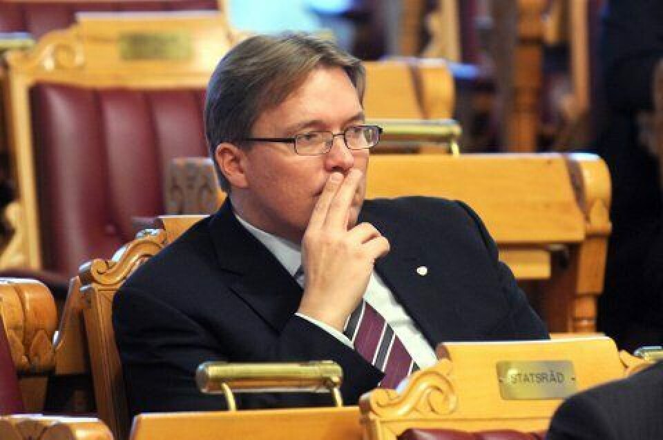 Aps Sverre Myrli advarer mot tapping av havna. Foto: Stortinget.