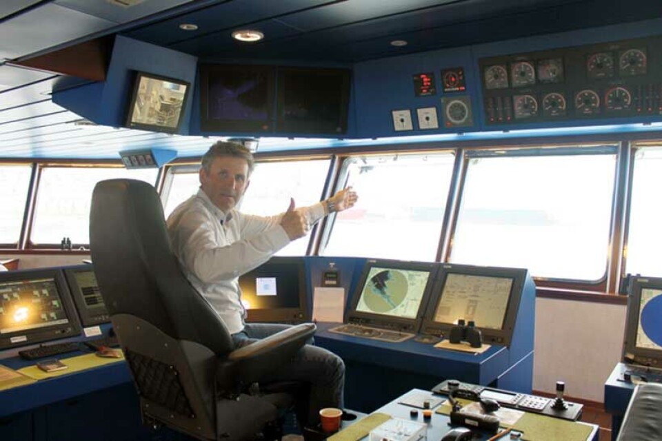Daglig leder Petter Sørensen i KIS Maritime ser positivt på fremtiden.