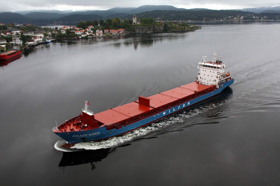 Bildet viser 'Wilson North', søster til 'Wilson Nanjing' og omtalt i Skipsrevyen 6/2011.