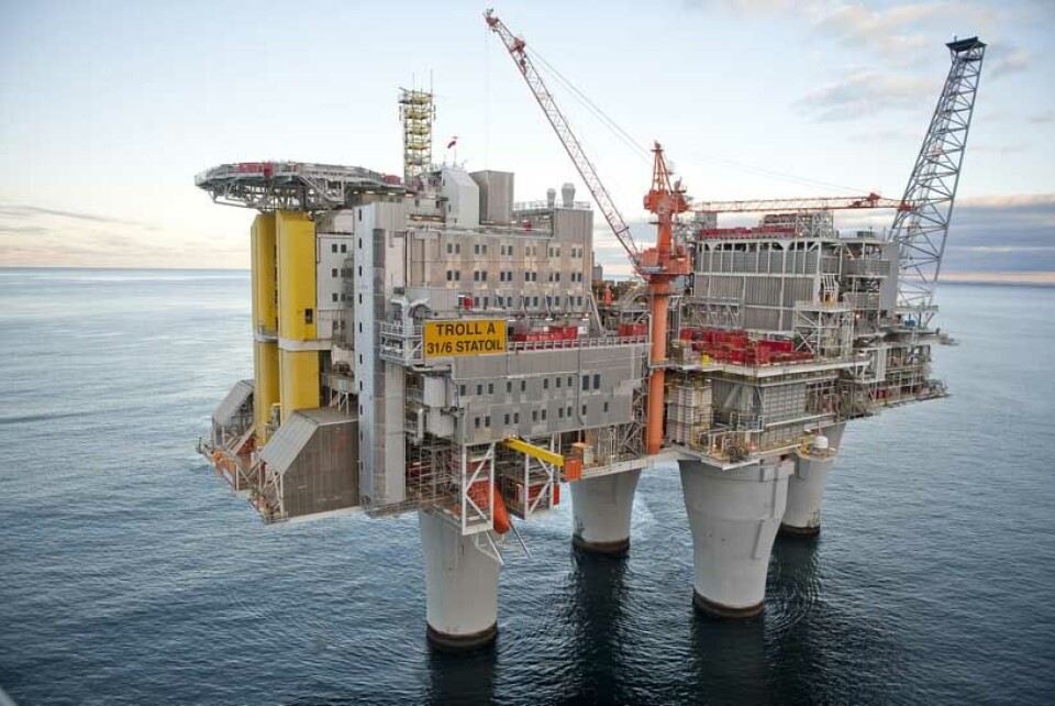 Troll A. Foto:Statoil