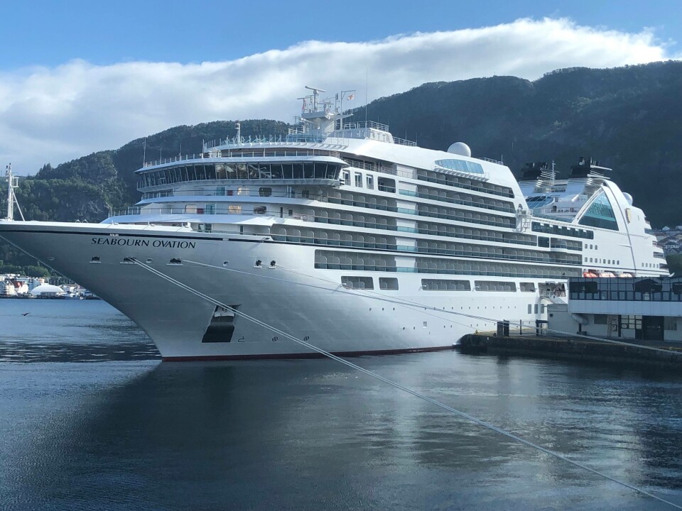 Bergen er den største cruisehavnen i Norge med 338 anløp i 2019. Arkivfoto: Helge Martin Markussen