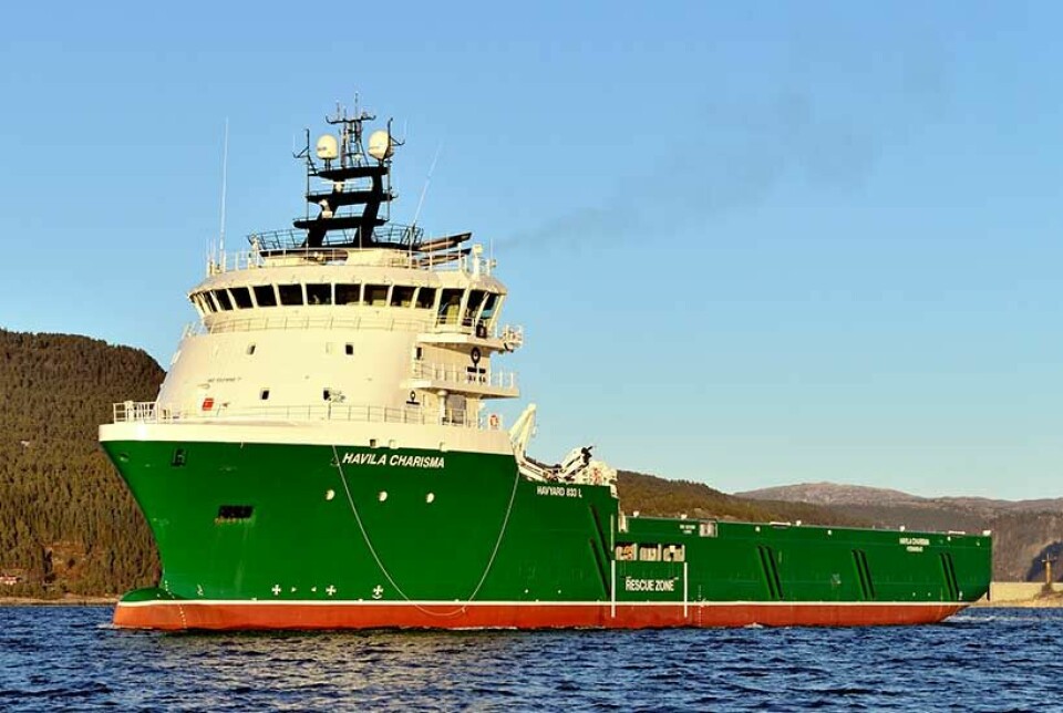 – Kanskje blant de mest miljøvennlige båtene i verden, sier administrerende direktør i Havila Shipping, Njål Sævik, om «Havila Charisma». Bildet er hentet fra prøveturen. (Fotograf: Olav Thokle)