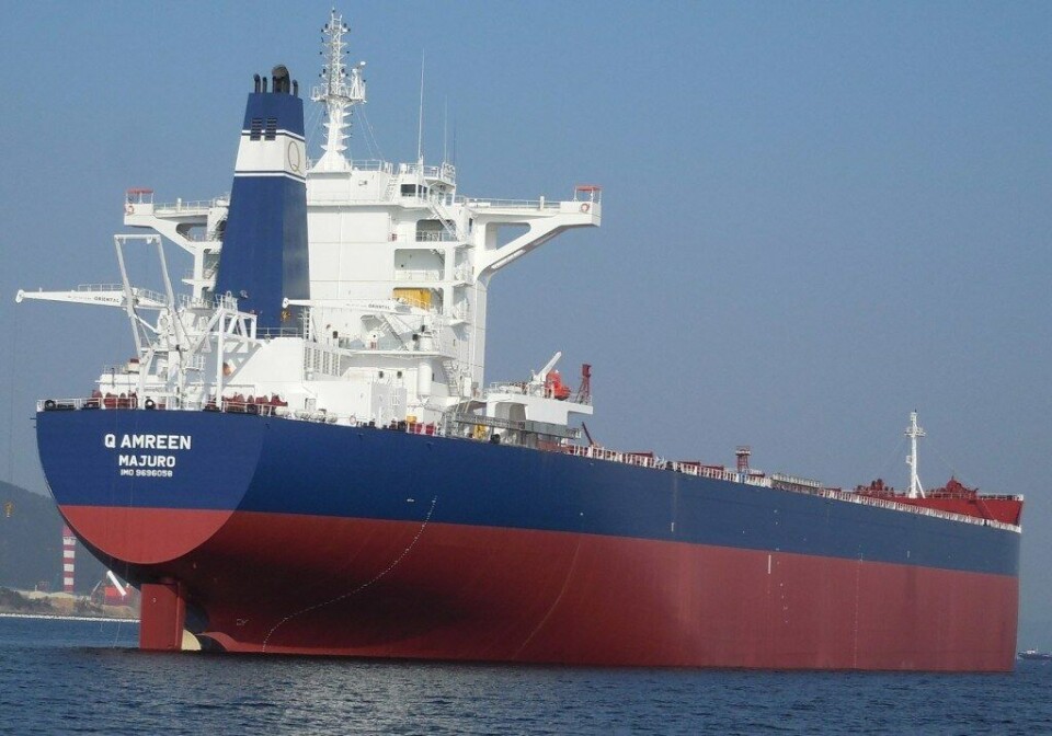 'Q Amreen' blir nå 'Golden Amreen'. Foto: Quintana Shipping.