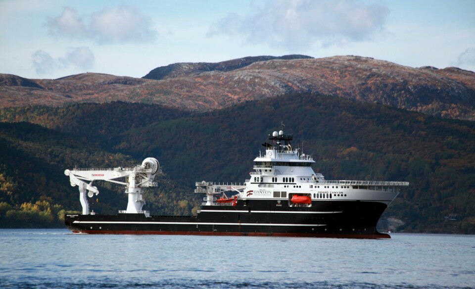 GRAND CANYON ble overtatt av Volstad Maritime fra Bergen Group Fosen 17. oktober 2012.