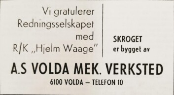 Annnonse i Skipsrevyen nr 1/1971 Annnonse i Skipsrevyen nr 1/1971