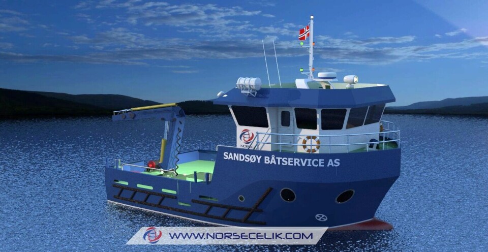 Illustrasjon: Sandsøy Servicebåt/Norse Celik
