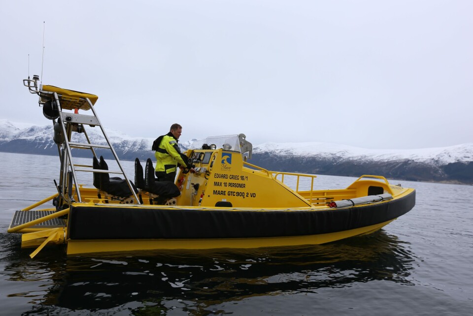 Illustrasjonsfoto: Mare Safety båt levert til Lundin for bruk på Edvard Grieg-feltet.