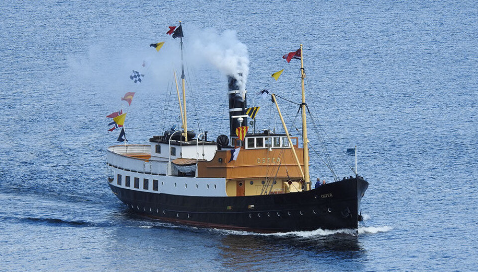 DS «Oster» på reise i Osterfjorden Foto: NHVL