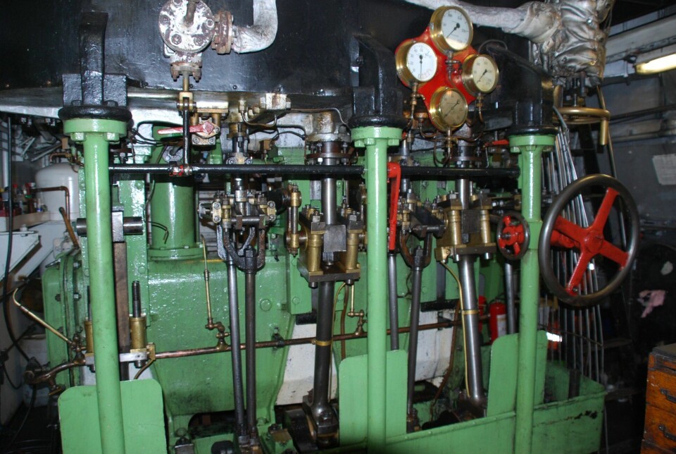 Fra maskinrommet på «Oster»