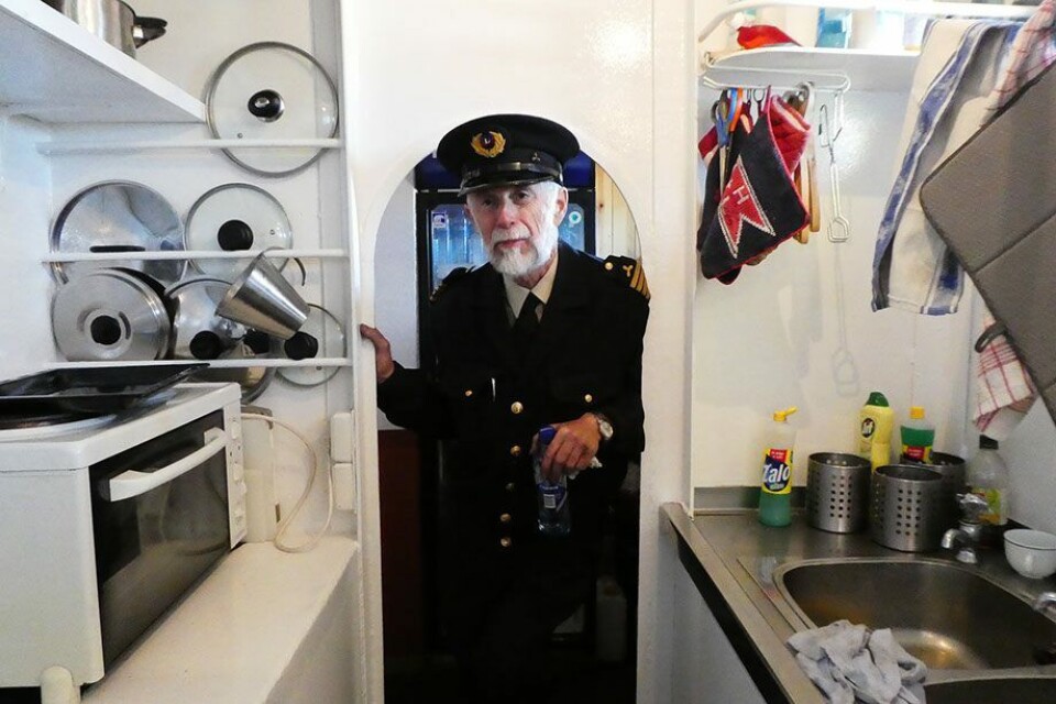 Tor J. Bjørgaas har vært en primus motor for å berge «Oster» Foto: NHVL