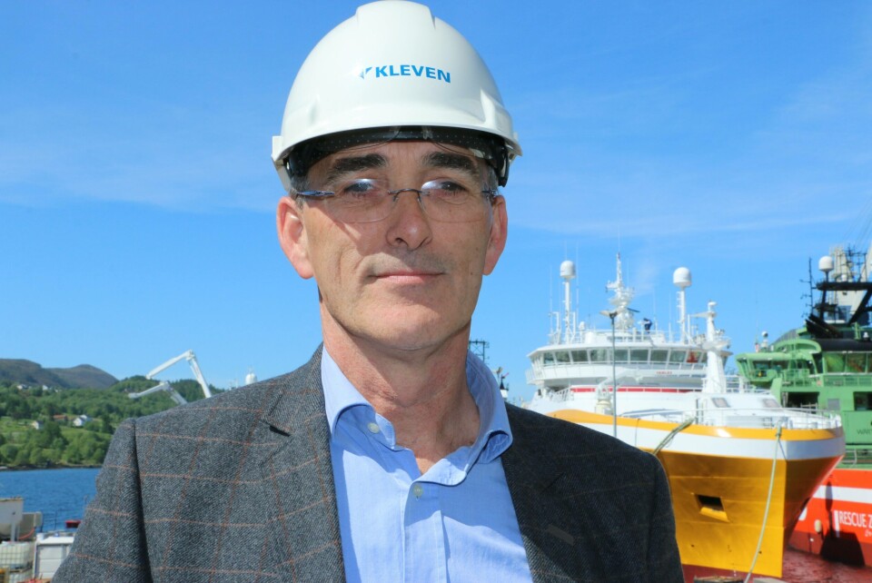 Karsten Sævik fikk ikke lang tid i sjefsstolen på Kleven Verft