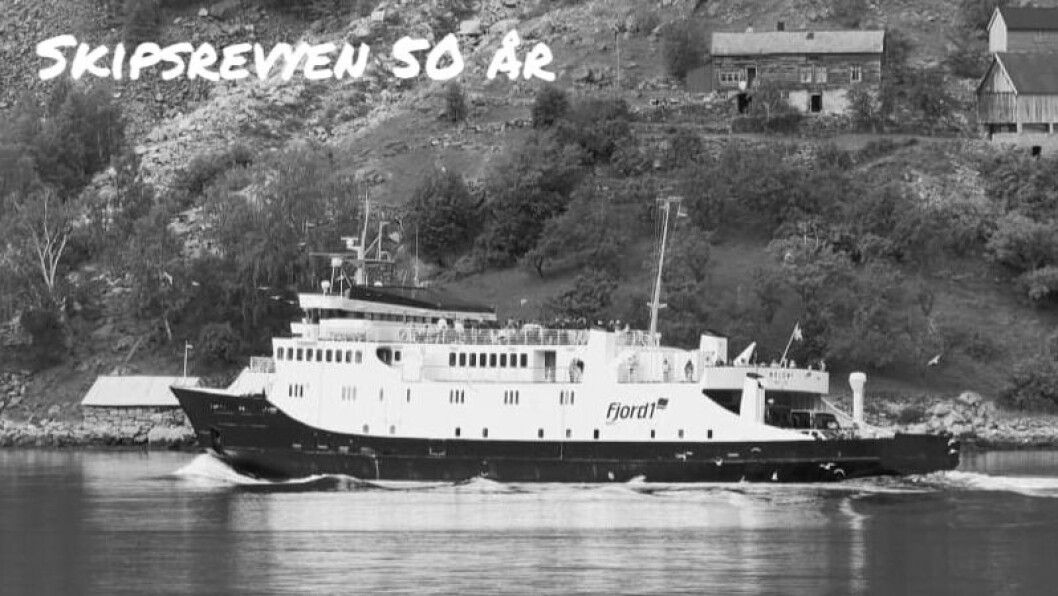 B/F «Hjørungavåg» er fortsatt i aktiv tjeneste. I 1983 fikk ferja navnet MF «Bolsøy». I dag eies og drives den av Fjord1. Foto: Geir Terje Holm/Fjord1