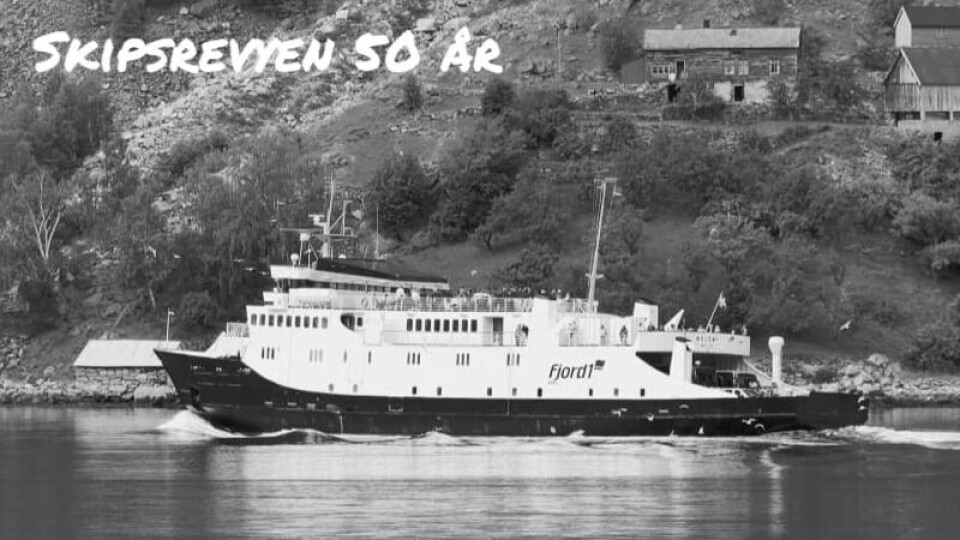 B/F «Hjørungavåg» er fortsatt i aktiv tjeneste. I 1983 fikk ferja navnet MF «Bolsøy». I dag eies og drives den av Fjord1. Foto: Geir Terje Holm/Fjord1