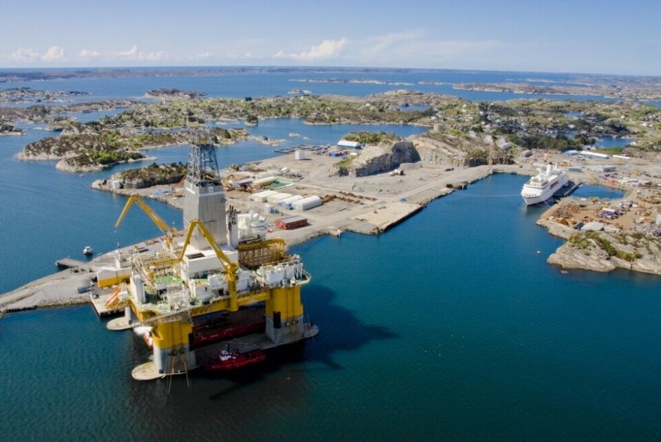 Anlegget på Hanøytangen.