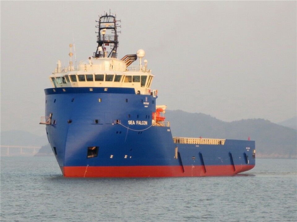 'Sea Falcon', søsterskipet til 'Sea Spark' pg 'Sea Spear'.