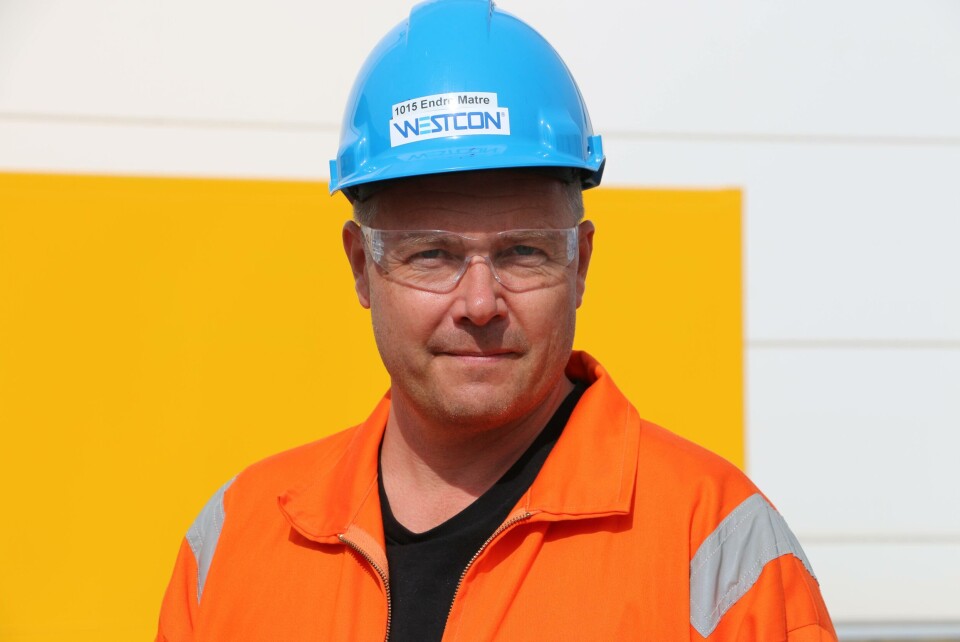 Leder for skipsbygging ved Westcon Yards, Endre Matre. Foto: Helge Martin Markussen Leder for skipsbygging ved Westcon Yards, Endre Matre. Foto: Helge Martin Markussen