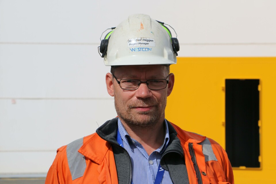 Prosjektleder Geir Heggen. Foto: Helge Martin Markussen