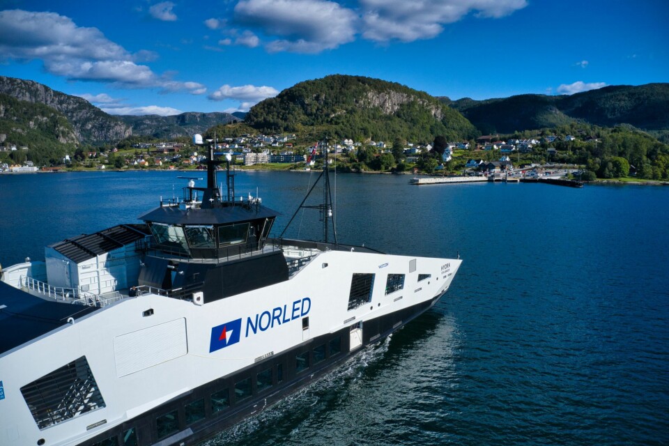 MF «Hydra» er Ship of The Year 2021. Foto: Norled MF «Hydra» er Ship of The Year 2021. Foto: Norled