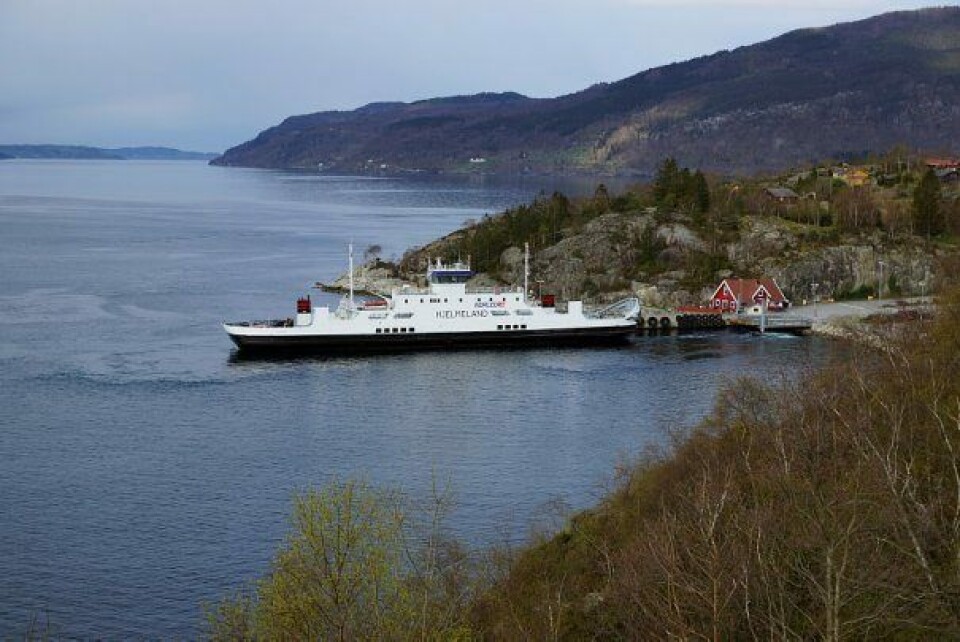 Utviklingsfergen skal gå på sambandet Hjelmeland-Nesvik-Sikpavik på rv. 13 innenfor Stavanger. Drift av sambandet i ti år inngår i kontrakten. Foto: Statens vegvesen