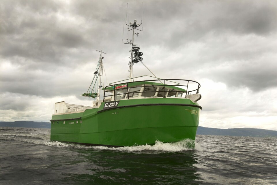 Selfa tar utganspunkt i elsjarken 'Karoline' når de starter serieproduksjon av elektriske fiskefartøy. Foto: Selfa/Siemens