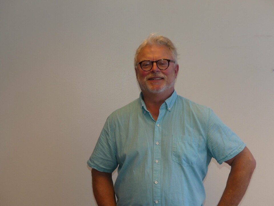 Sjefredaktør i Skipsrevyen, Gustav Erik Blaalid. Foto: Helge Martin Markussen