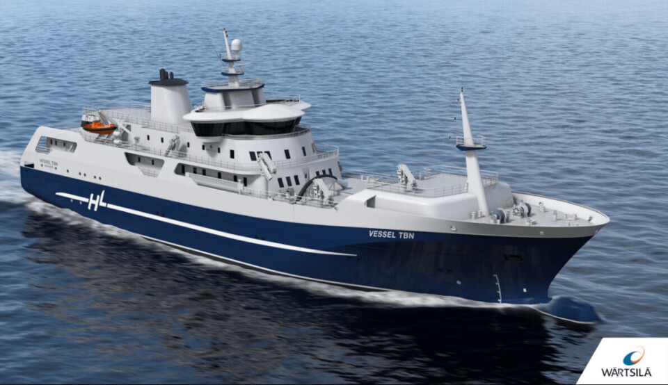 Det nye hybridfartøyet til Hav Line Vessels. Kilde: Wärtsila.