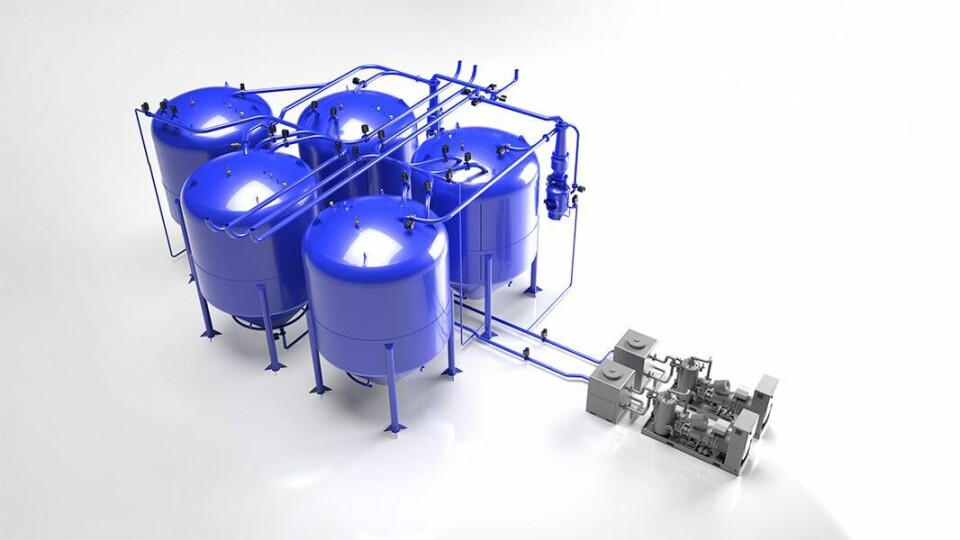 Shalk Engineering har tørrbulk system for installasjon både på fartøy og på forsyningsbaser.