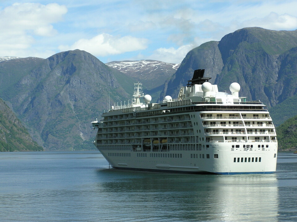 Nye muligheter, men kun interessant for noen få skip. Arkivbildet viser The World i Gudvangen. Foto Asle Strønen