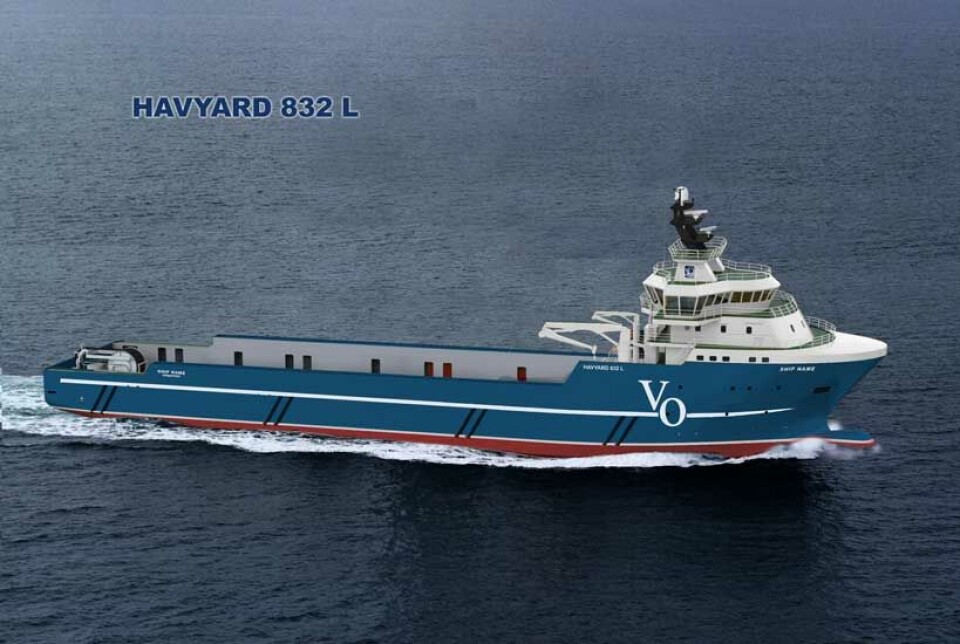 Vestland Offshore(VO) i Austevoll har nå bestilt et Havyard 832-design fra Havyard Group AS i Fosnavåg. Dette er det 15. designet av denne typen som Havyard har solgt.