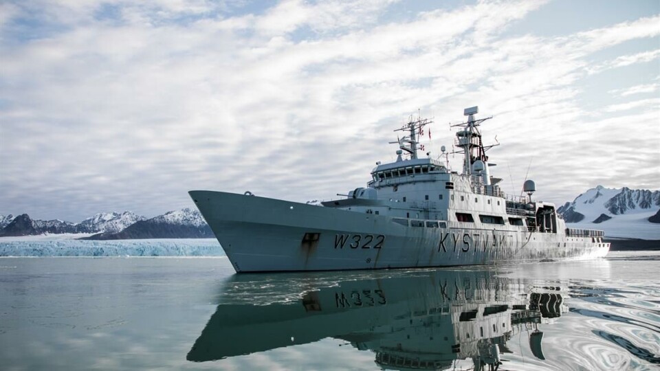 KV «Andenes» fotografert i 2018. Foto: Jakob Østheim, Forsvaret