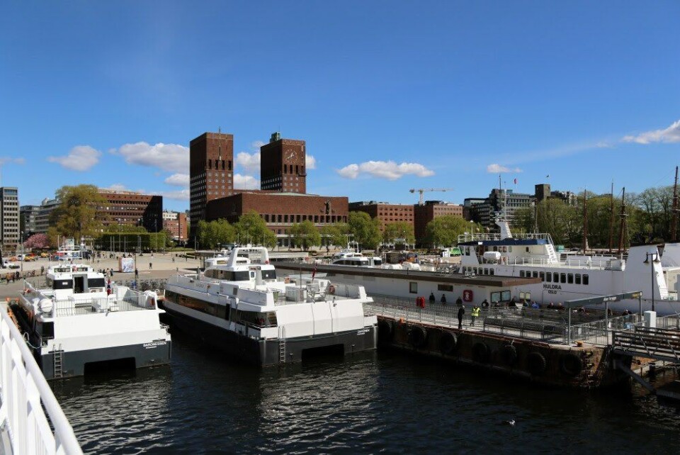 Bak fasaden på dette verneverdige skuret er det bygget en moderne trafostasjon. Foto: Ruter AS.