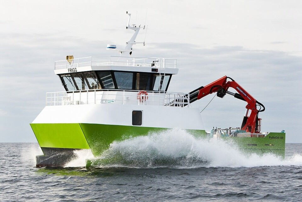'AQS Frigg' ble levert fra Folla Maritime i 2008. Foto: Folla Maritime
