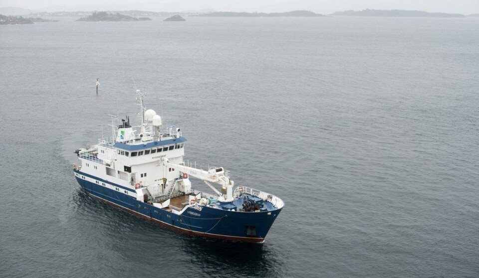 MS «Hydrograf» brukes til dybdekartlegging i norske farvann. Foto: Morten Brun / Kartverket