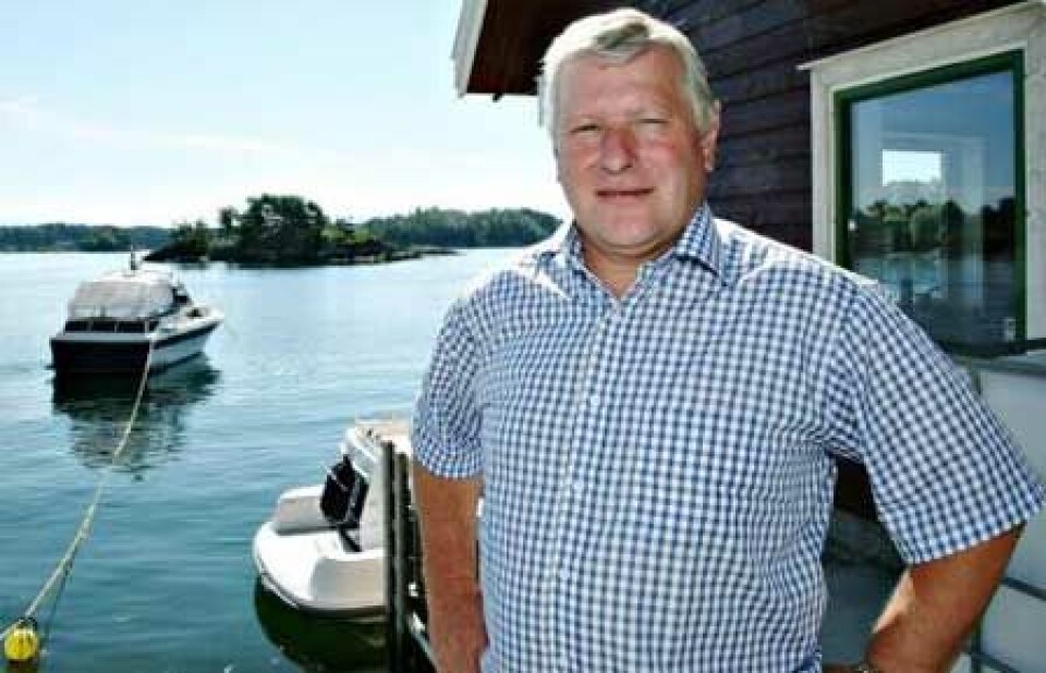 Ragnar-Fr. Selstad, eier og leder av Mecmar AS på Os er hellig overbevist om at ammoniakk er det mest effektive stoffet å bruke i rensing av NOx-utslipp fra hurtiggående skip. Foto: RUNE BERENTSEN/bt.no