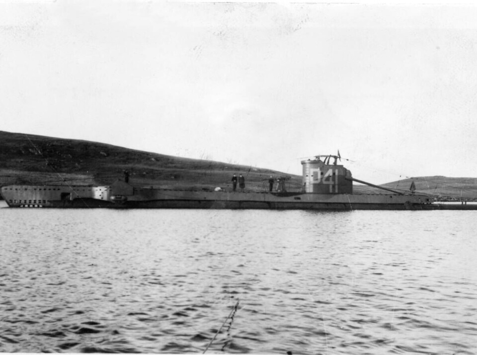 KNM “Uredd” på ukjent sted. Foto: Digitalmuseum.no