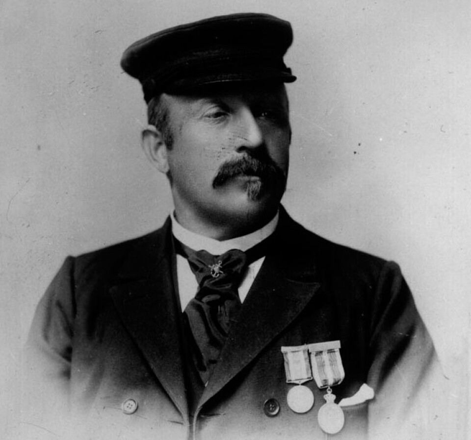 Nicolai A. Anthonisen var kaptein om bord da RS «Colin Archer» reddet 37 mennesker i Hamningberg i 1894.